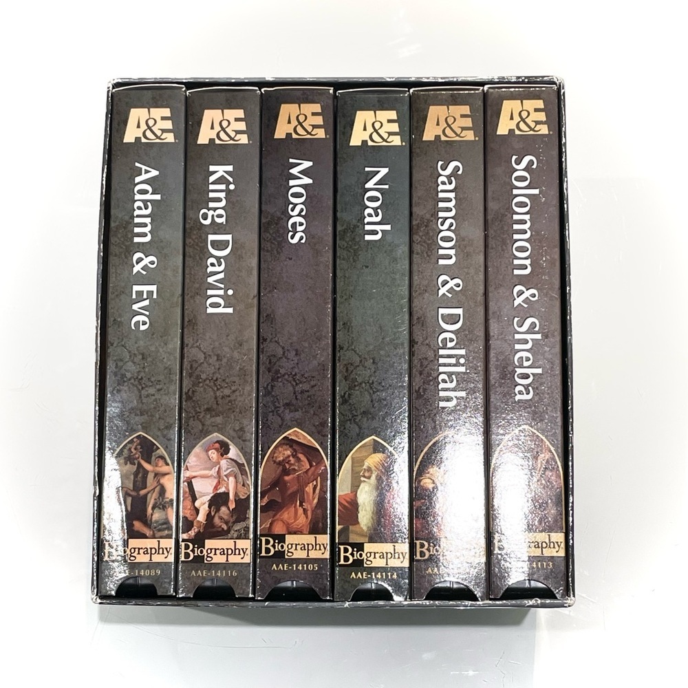 A&E The Old Testament Collection Series VHS Collection - Biography